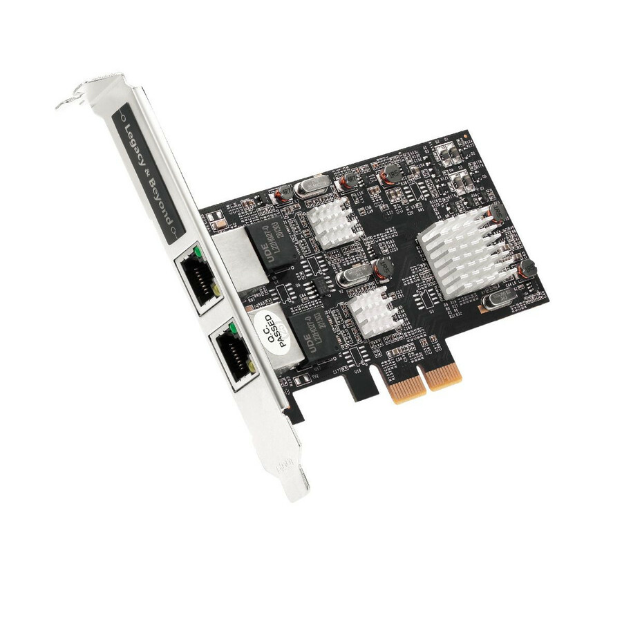 SIIG Dual 2.5G 4-Speed Multi Gigabit Ethernet PCIe Card - 10M/100M/1Gbps/2.5Gbps Ethernet Data Rates