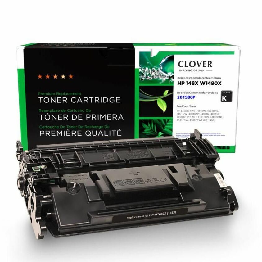 Clover Imaging Remanufactured High Yield Toner Cartridge (New Chip) for HP 148X (W1480X)