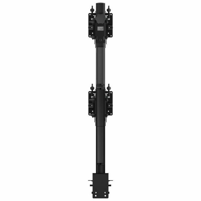 Atdec Desk Mount for Monitor, Display, Computer, Flat Panel Display, Curved Screen Display - Black - Landscape/Portrait