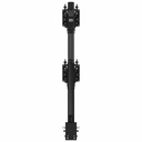 Atdec Desk Mount for Monitor, Display, Computer, Flat Panel Display, Curved Screen Display - Black - Landscape/Portrait