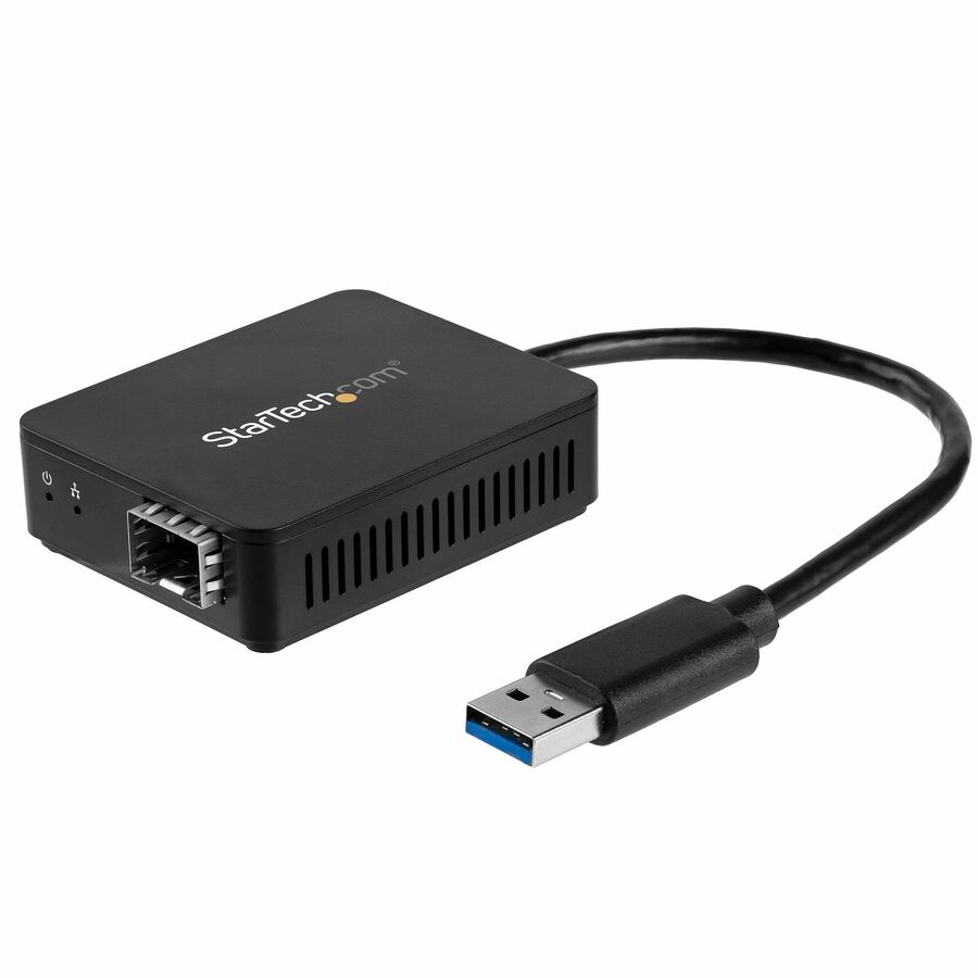 StarTech USB 3.0 to Fiber Optic Converter - USB to Open SFP Adapter - Gigabit Network Adapter Multi Mode(MMF)/Single Mode Fiber(SMF)