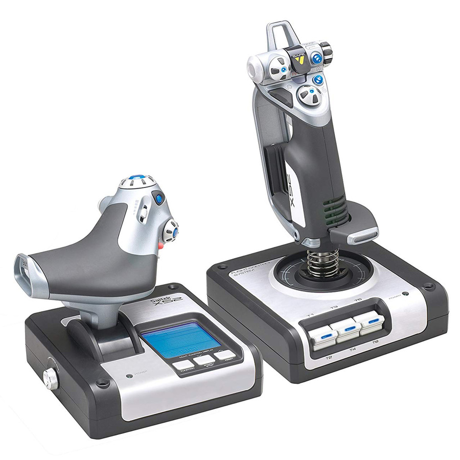 Saitek X52 H.O.T.A.S. Throttle and Stick Simulation Controller
