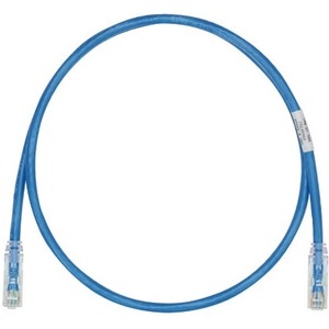 Panduit Cat.6 UTP Patch Network Cable - 7 ft Category 6 Network Cable for Network Device - First End: 1 x RJ-45 Network - Male - Second End: 1 x RJ-45 Network - Male - Patch Cable - Blue - 1