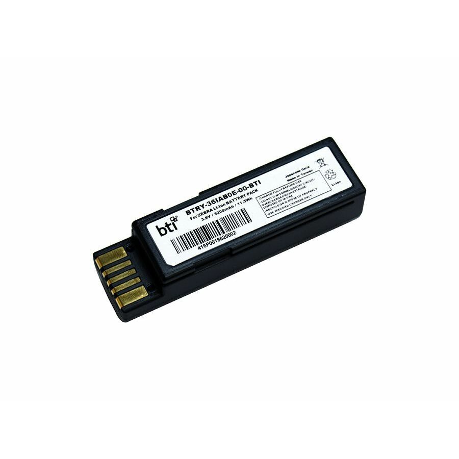 BTI BTRY-36IAB0E-00-BTI 1-CELL 3.6V LI-ION SCANNER BATTERY FOR ZEBRA DS3600, LS3600, LI3600