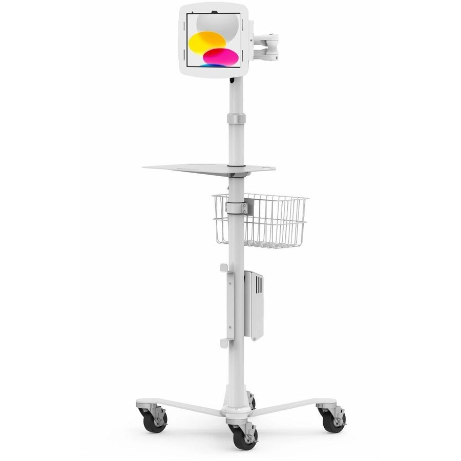 iPad 10th-11th (A16) Gen, Space Enclosure Premium Medical Rolling Cart