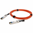 AddOn MSA and TAA Compliant 10GBase-AOC SFP+ to SFP+ Orange Active Optical Cable (850nm, MMF, 6m)