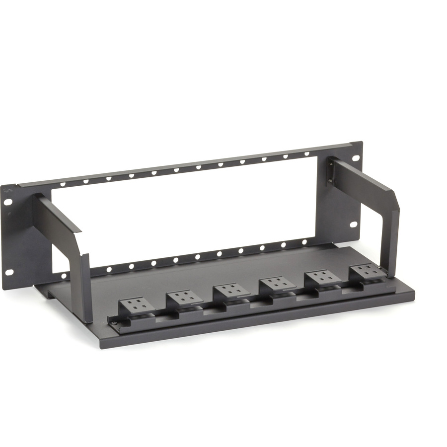 Black Box Universal Fiber Optic Blank Panel - 12-Slot, 3U