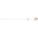 Black Box Connect Cat.5e UTP Patch Network Cable - 15 ft Category 5e Network Cable for Network Device - First End: 1 x RJ-45 Network - Male - Second End: 1 x RJ-45 Network - Male - 1 Gbit/s - Patch Cable - Gold Plated Contact - CM - 26 AWG - White - 1 Each