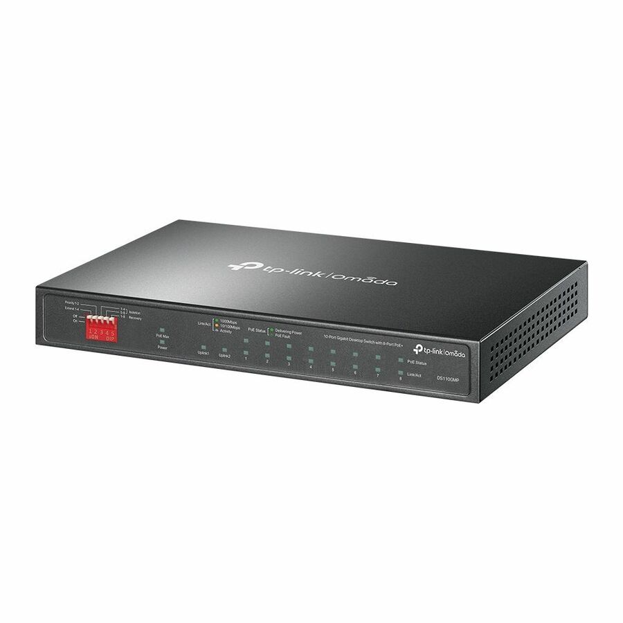 Omada Omada 10-Port Gigabit Desktop Switch with 8-Port PoE+
