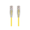 Monoprice SlimRun Cat6 28AWG UTP Ethernet Network Cable, 5ft Yellow