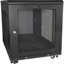 StarTech 4-Post 12U Server Rack Cabinet, 19" Data Rack Cabinet for Computer / IT Equipment, Home Network Rack, Half Height Server Rack
