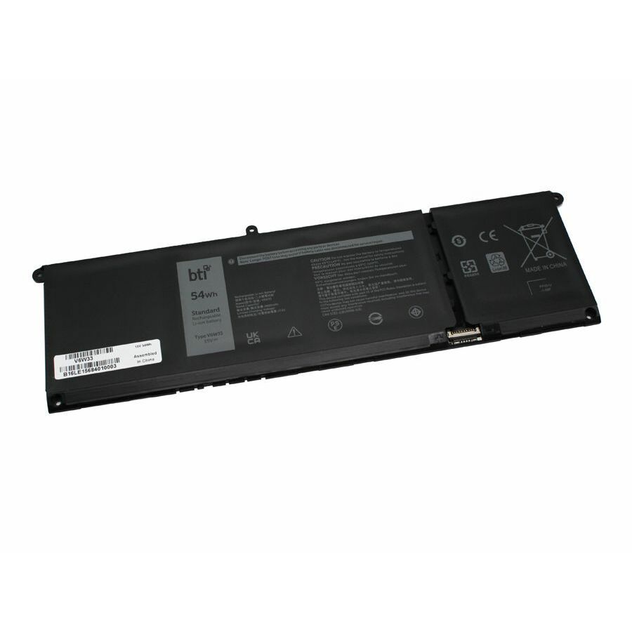 BTI V6W33-BTI 15V 54WHR LI-ION BATTERY 0927N5, 0FH3K2, 0MVK11, 0VKYJX, 0WV3K8, 0XDY9K, CN-0XDY9K, MVK11, V6W33, VKYJX, WV3K8, XPHX8