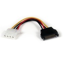StarTech.com 6in SATA to LP4 Power Cable Adapter - F/M - Connect an IDE hard drive to a Serial ATA power connector