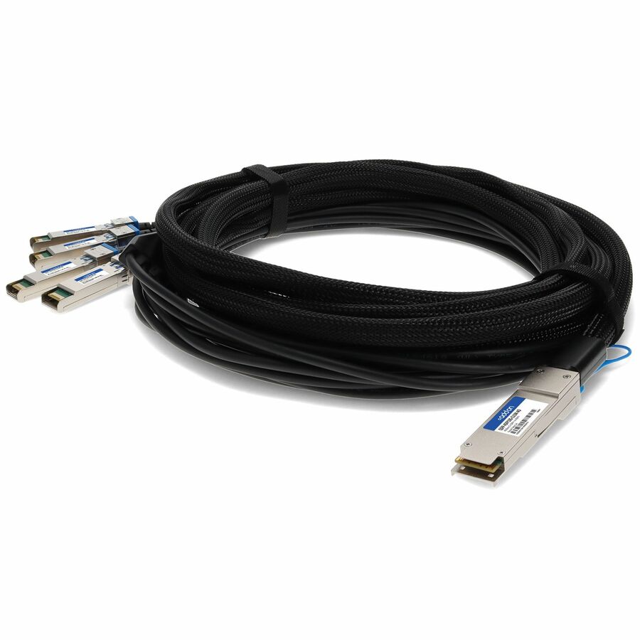 AddOn Cisco QSFP-4SFP10G-CU1M Compatible TAA Compliant 40GBase-CU QSFP+ to 4xSFP+ Direct Attach Cable (Passive Twinax, 1m)