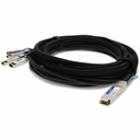 AddOn Cisco QSFP-4SFP10G-CU1M Compatible TAA Compliant 40GBase-CU QSFP+ to 4xSFP+ Direct Attach Cable (Passive Twinax, 1m)