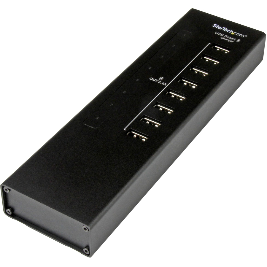 StarTech 8-Port Charging Station for USB Devices - 96W/19.2A