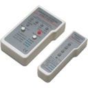 Multifunction Cable Tester, RJ-45 and RJ-11, UTP/STP/FTP, Shielded and Unshielded