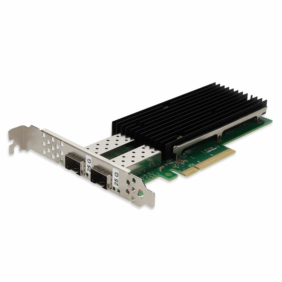 AddOn 25Gbs Dual Open SFP28 Port PCIe 3.0 x8 Network Interface Card w/PXE boot