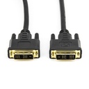 Rocstor Premium 6 ft DVI-D Single Link Cable - M/M - DVI cable for use with Projectors, Video Devices, Monitors, Notebook - 2m - 1 Pack - 1 x DVI-D (Single-Link 18+1) Male Digital Video - 1 x DVI-D (Single-Link) Male Digital Video - Gold Plated Connector - Shielding - Black DVI-D VIDEO MONITOR CABLE