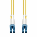AddOn 7m LC to LC Yellow OS2 Duplex OFNR (Riser-Rated) SMF (Single Mode) Fiber Patch Cable, 9/125