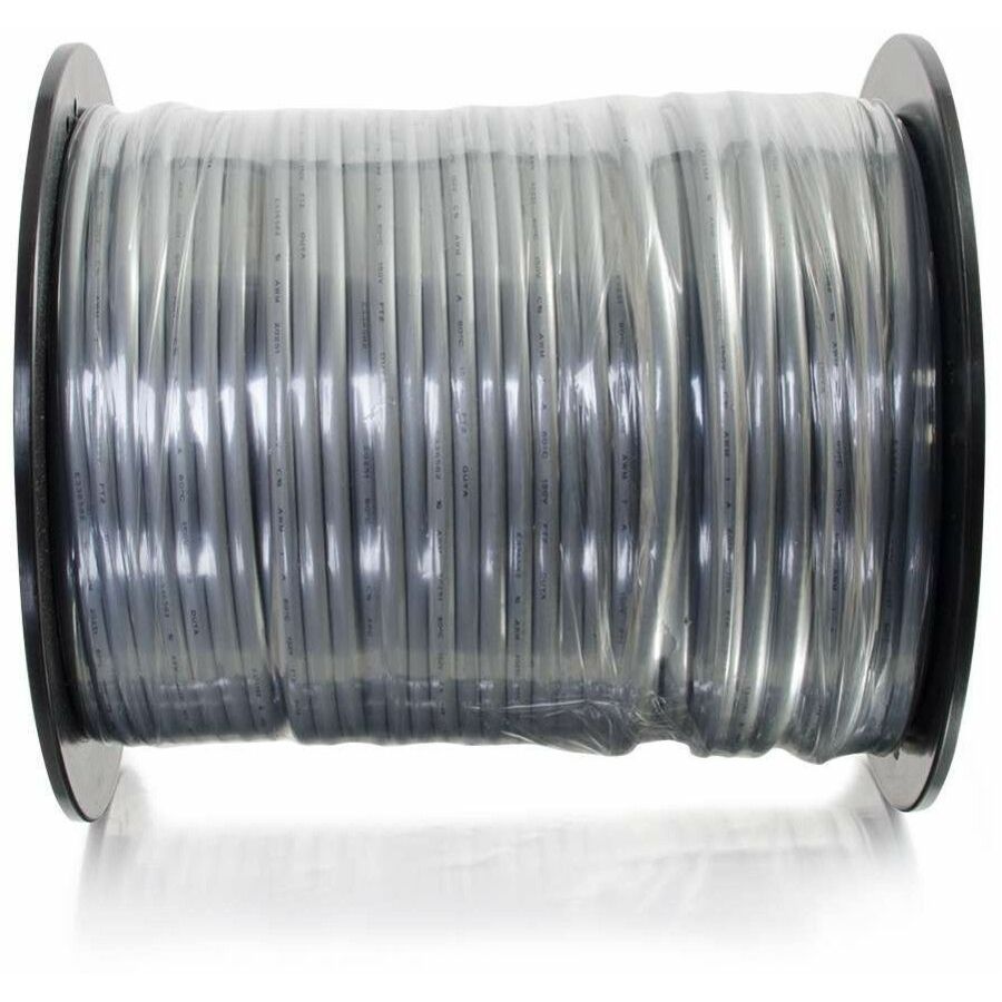 C2G 500ft (152.4m) 28AWG 4-Conductor Silver Satin Modular Flat Telephone Cable Reel