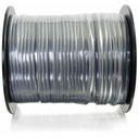 C2G 500ft (152.4m) 28AWG 4-Conductor Silver Satin Modular Flat Telephone Cable Reel