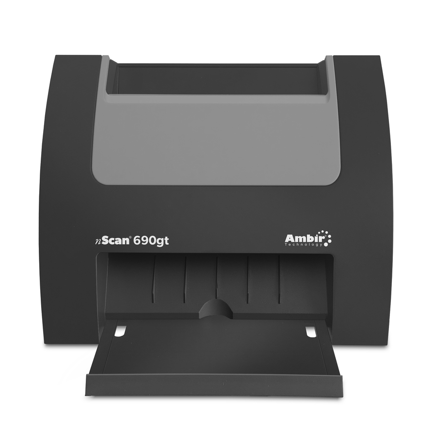 AMBIR nScan DS690GT-BCS Card Scanner - 600 dpi Optical