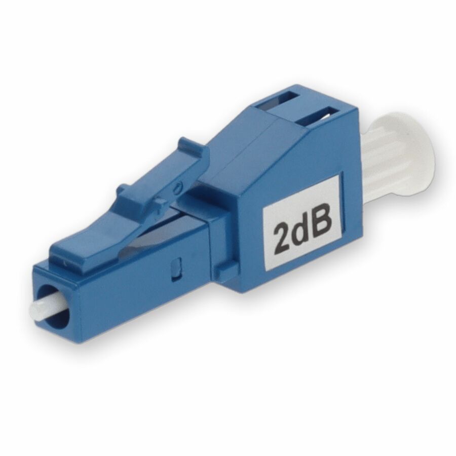 AddOn 2-Pack 2dB fixed Male to Female LC/UPC SMF OS1 Simplex fiber Attenuator
