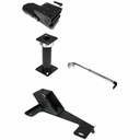 Havis Vehicle Mount for Utility Vehicle (UTV), Pedestal, Computer - Black, Gray