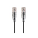 Monoprice SlimRun Cat6 28AWG UTP Ethernet Network Cable, 5ft Black