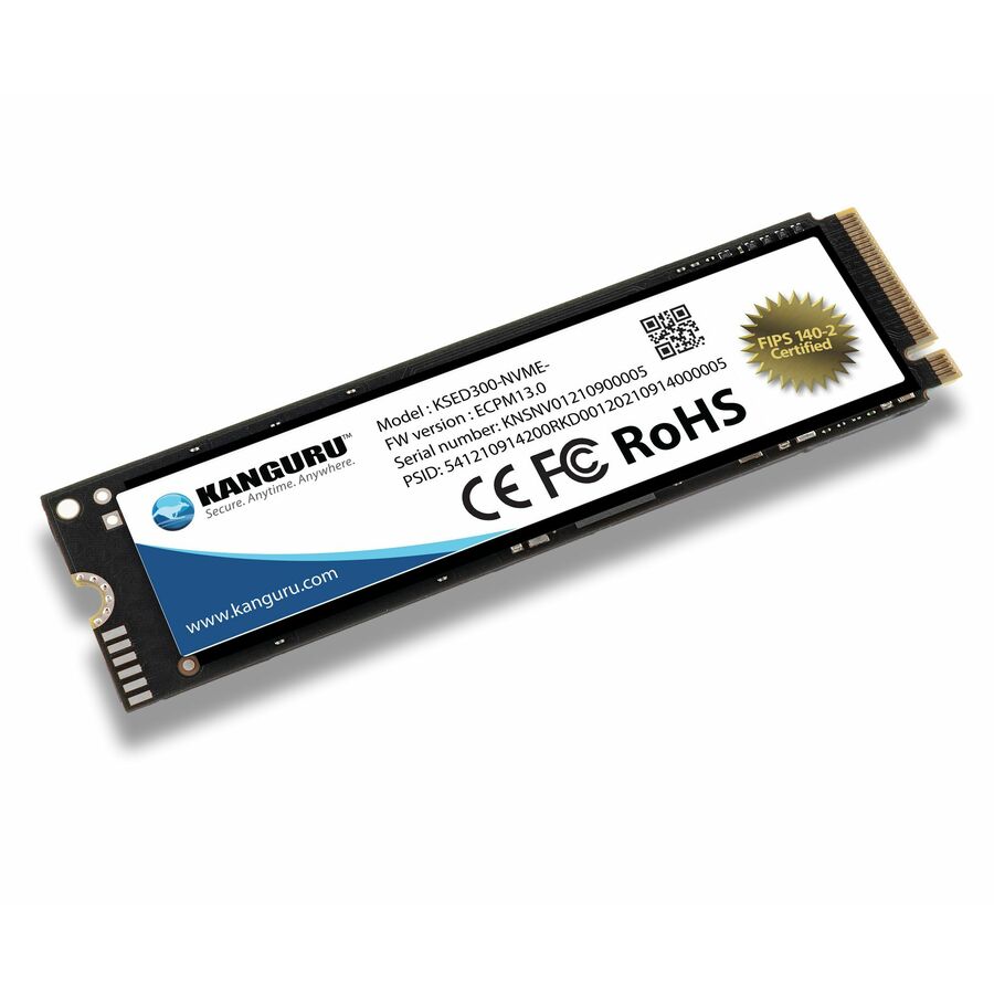 Kanguru Defender SED300 - FIPS 140-2 - Self-Encrypting Internal SSD - Hardware-Based - KSED300-NVME-Series 2 TB - Solid State Drive - M.2 2280 Internal - PCI Express NVMe (PCI Express NVMe 3.0 x4) - TAA Compliant