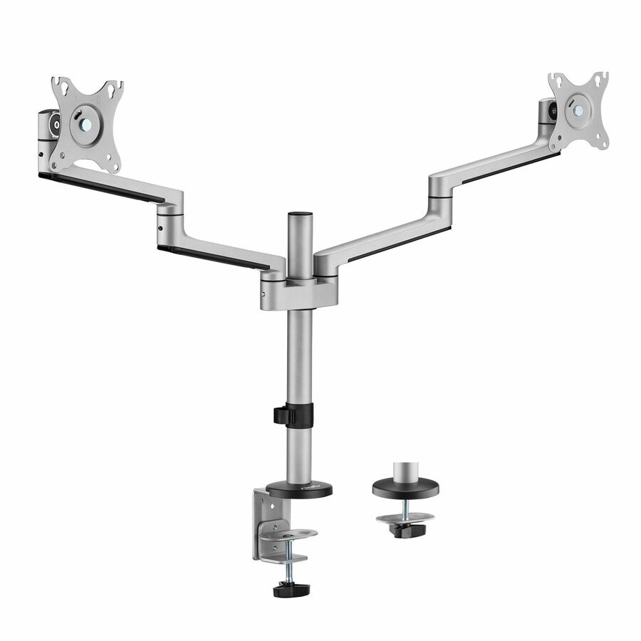 Rocstor Mounting Arm for LED Display, Monitor - Aluminum Silver - Landscape/Portrait