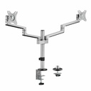 Rocstor Mounting Arm for LED Display, Monitor - Aluminum Silver - Landscape/Portrait