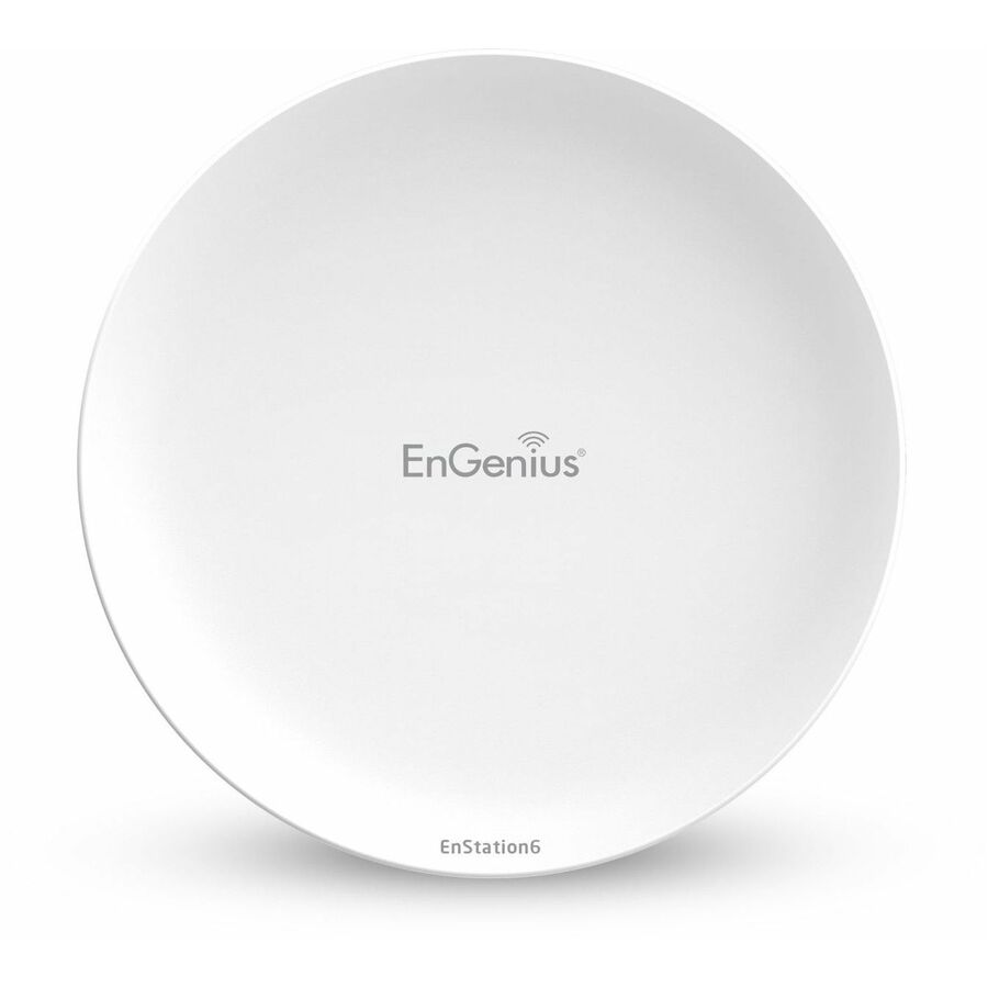EnGenius EnStation 6 Single Band Wi-Fi 6 IEEE 802.11 a/b/g/n/ac/ax/e 1.17 Gbit/s Wireless Bridge - Outdoor
