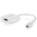 C2G USB C to HDMI Adapter - USB C 3.1 - USB Type C to HDMI Audio Video Adapter