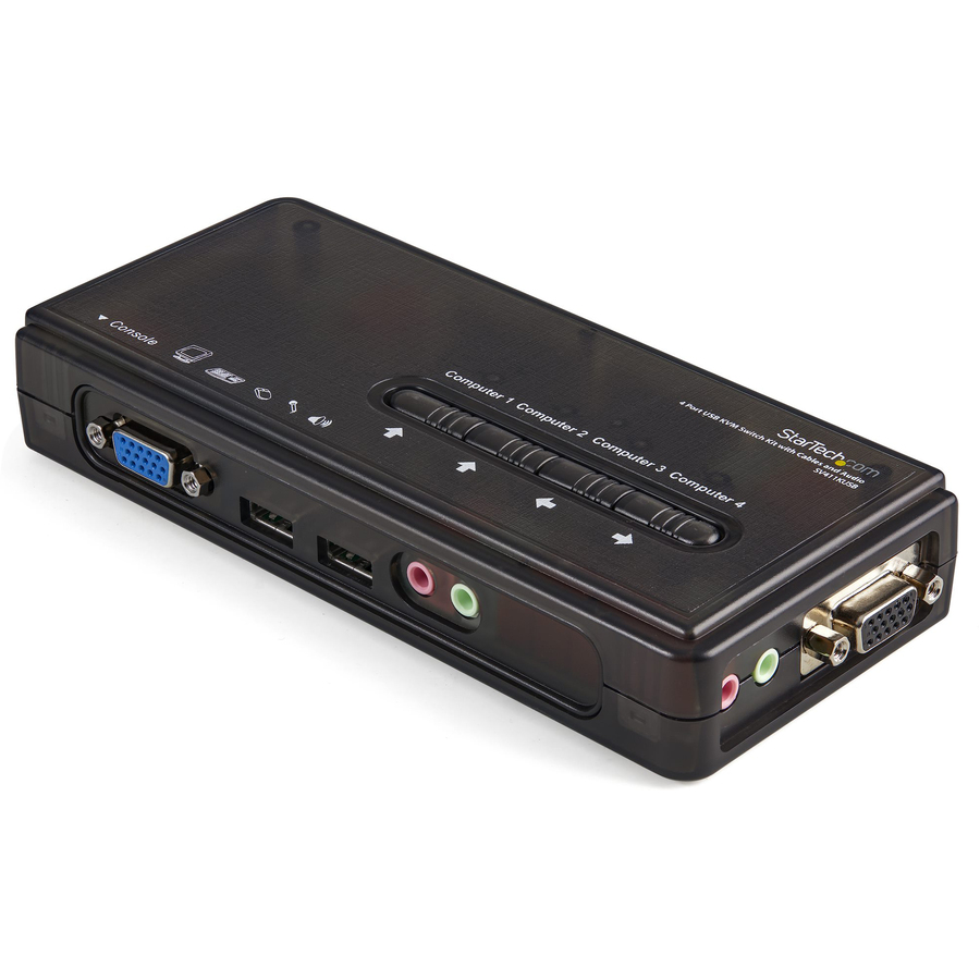 StarTech SV411KUSB - KVM / audio switch - USB - 4 ports - 1 local user