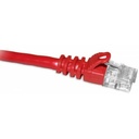 ENET Cat6a Red 3 Foot Patch Cable with Snagless Molded Boot (UTP) High-Quality Network Patch Cable RJ45 to RJ45 - 3Ft