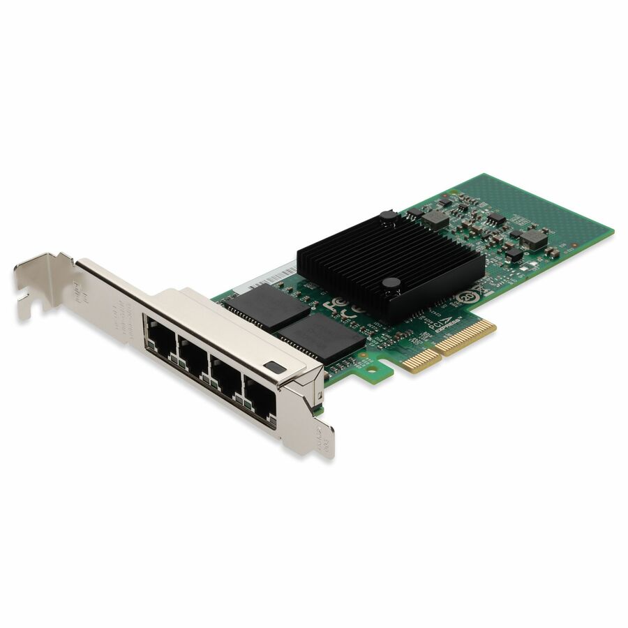 AddOn Dell® 430-4432 Comparable 10/100/1000Mbs Quad RJ-45 Port 100m PCIe 2.0 x4 Network Interface Card