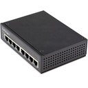 StarTech Industrial 8 Port Gigabit PoE Switch 30W, Power Over Ethernet Switch, GbE POE+ Network Switch, Unmanaged, IP-30, TAA