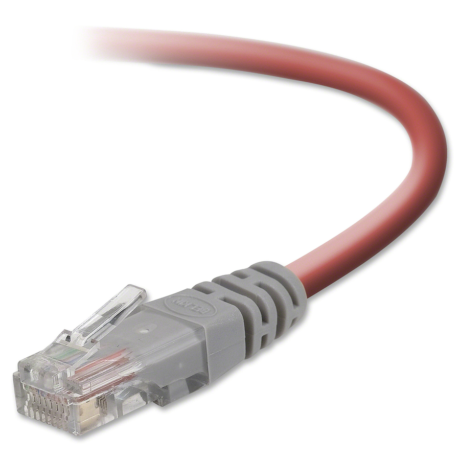 Belkin Cat5e Crossover Cable - RJ-45 Male Network - RJ-45 Male Network - 50ft - Yellow