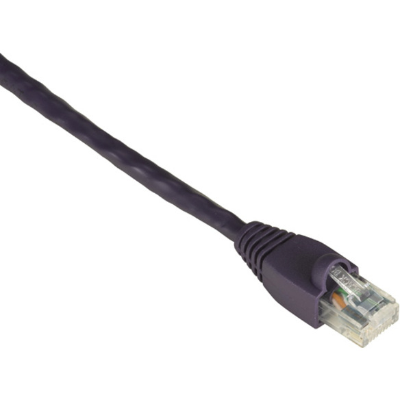 Black Box GigaTrue Cat. 6 Channel UTP Patch Cable - RJ-45 Male - RJ-45 Male - 5ft - Purple