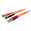 StarTech 10m Fiber Optic Cable - Multimode Duplex 62.5/125 LSZH Fiber Jumper Cord- LC/ST