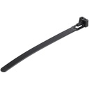 StarTech 5"(12cm) Reusable Cable Ties, 1-1/8"(30mm) Dia. 50lb(22Kg) Tensile Strength, Nylon, In/Outdoor, UL, 100 Pack, Black, TAA