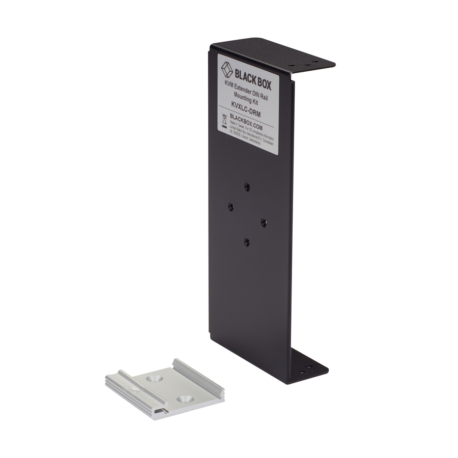 Black Box Din Rail Mount for KVM Extender, Monitor - TAA Compliant