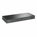 TP-Link Omada 8-Ports SG3210XHP-M2 Managed Ethernet Switch - 8 Ports - Manageable - Fast Ethernet, Gigabit Ethernet, 2.5 Gigabit Ethernet, 10 Gigabit Ethernet - 10/100/1000Base-T, 2.5GBase-T, 10GBase-X - 2 Layer Supported - 291.50 W Power Consumption - 240 W PoE Budget - Twisted Pair, Optical Fiber - PoE Ports - 1U - Rack-mountable
