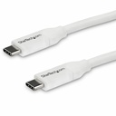 StarTech.com 4m 13 ft USB C to USB C Cable w/ 5A PD - M/M - White - USB 2.0 - USB-IF Certified - USB Type C Cable - USB C Charging Cable - USB C PD Cable - Power USB Type-C devices - 4m USB C to USB C Cable - 4 m USB Type C Cable - 13ft USB C Charging Cable - 13 ft USB C Fast Charge Cable - 13' USB C PD Cable - USB C Power Delivery Cable - USB C Cable - USB 2.0 Type C Cable - USB C Charger Cable - White