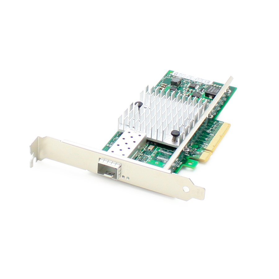 AddOn 10Gbs Single Open SFP+ Port PCIe 2.0 x8 Network Interface Card
