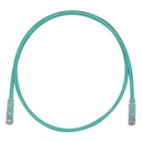 PANDUIT Cat.6 UTP Patch Cable - RJ-45 Male Network - RJ-45 Male Network - 7ft - Green, Clear