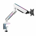 SIIG Premium Single Monitor Arm Desk Mount with Gaming RGB Lighting