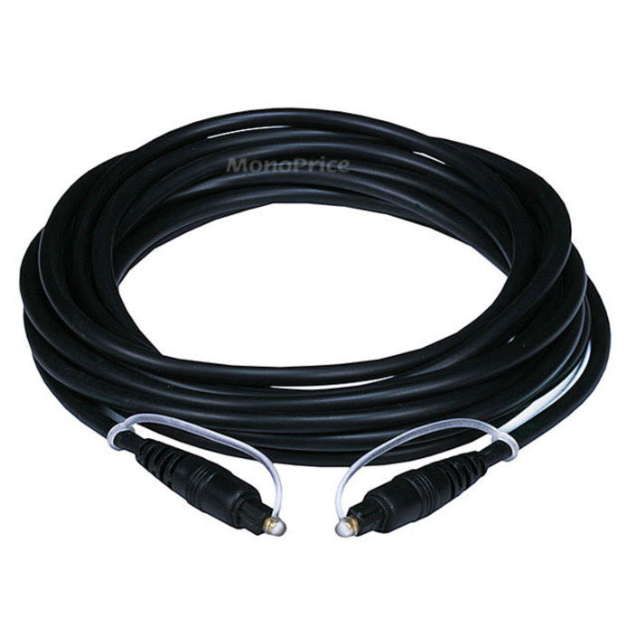 Monoprice 15ft Optical Toslink 5.0mm OD Audio Cable